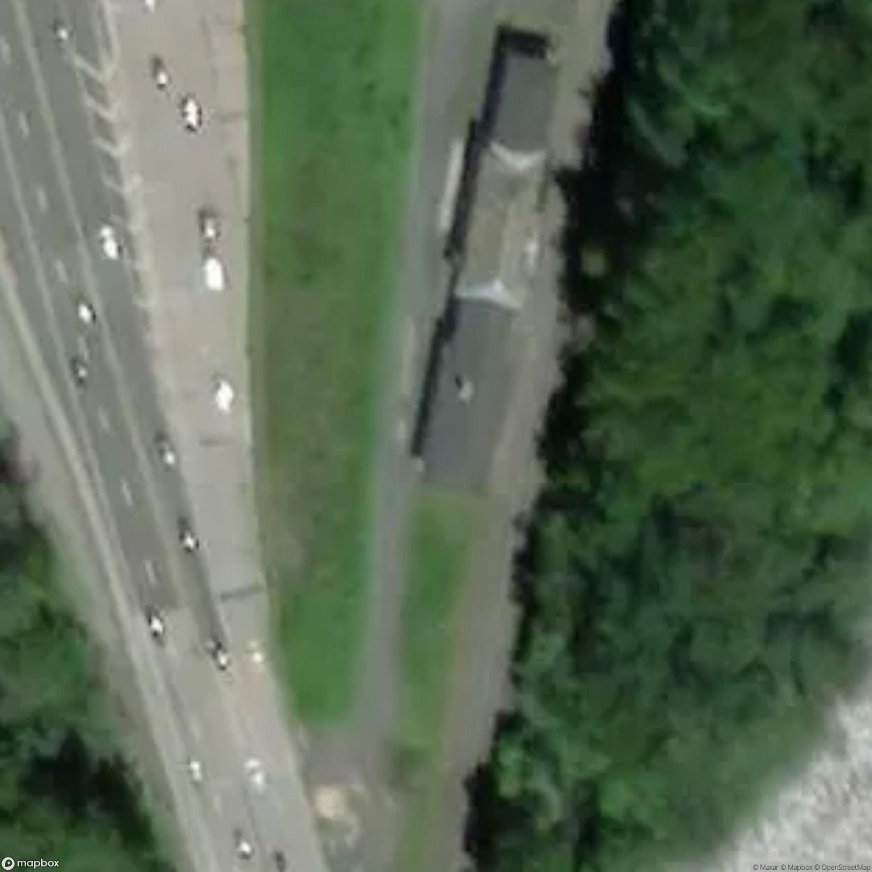 Small abandoned train station