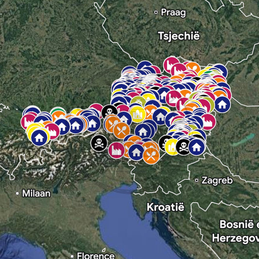 Oostenrijk Urbex Kaart - 500+ Locaties