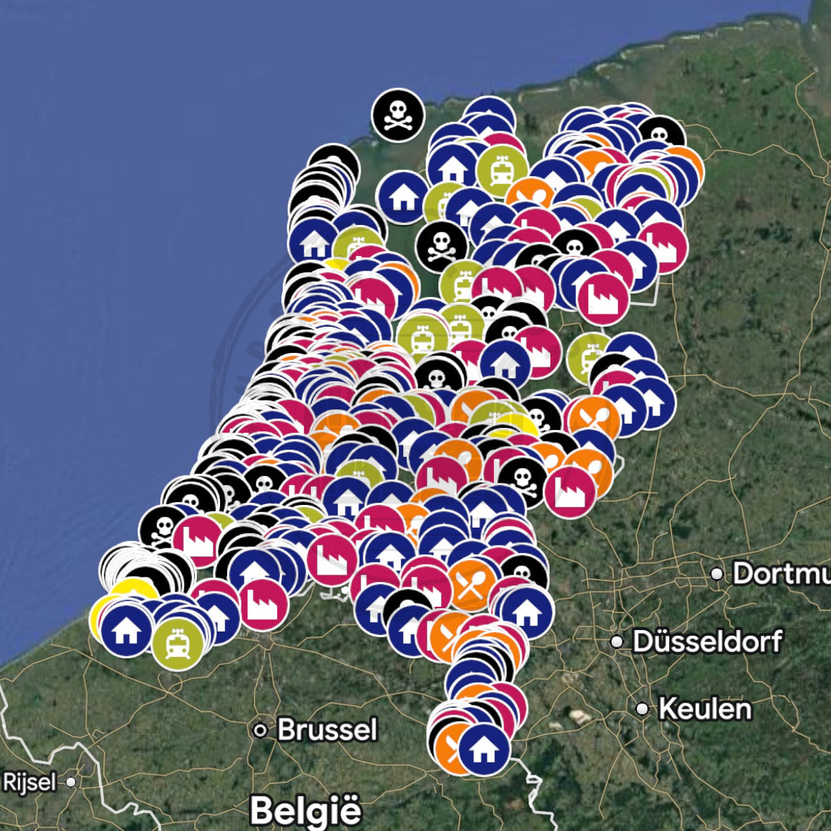 zNederland Urbex Kaart - 750+ Locaties