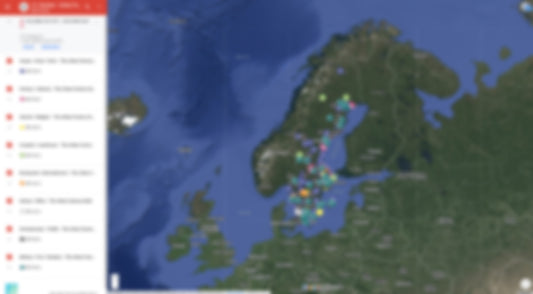 Zweden Urbex Kaart - 350+ Locaties
