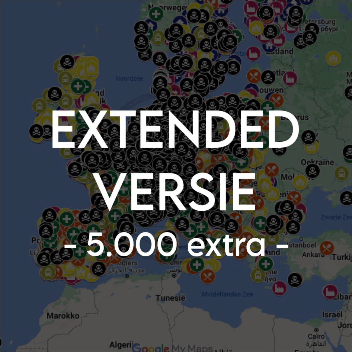 zEuropa Urbex Kaart - 15.000+ Locaties