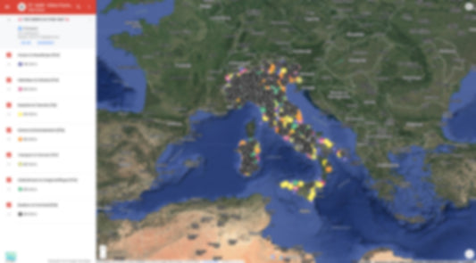 Italië Urbex Kaart - 1.500+ Locaties