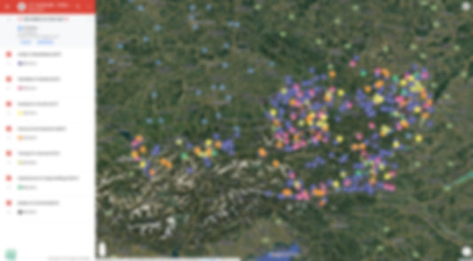 Oostenrijk Urbex Kaart - 1150+ Locaties