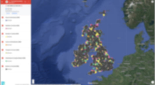 Verenigd Koninkrijk Urbex Kaart - 1.500+ Locaties