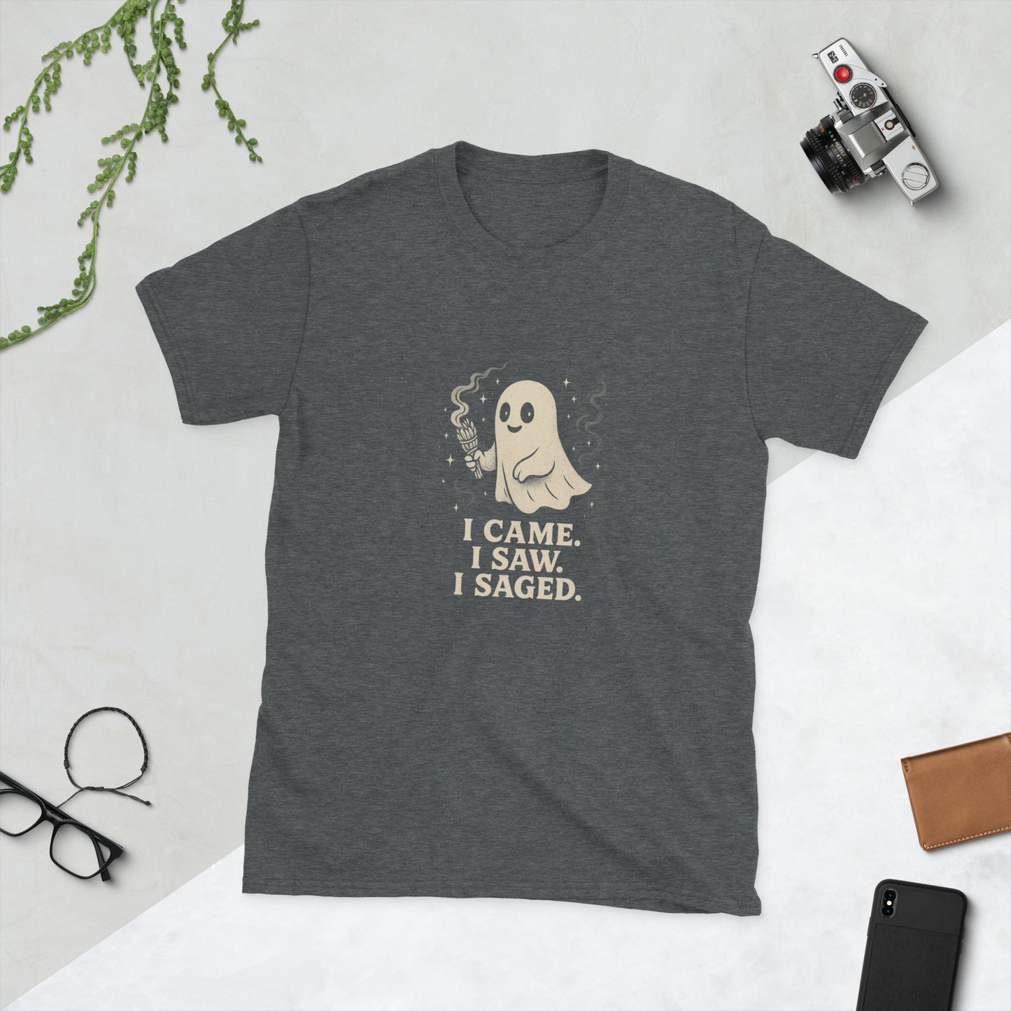 z"I Came, I Saw, I Saged" – Spirituele Sass op een Shirt - The Urbex Factory