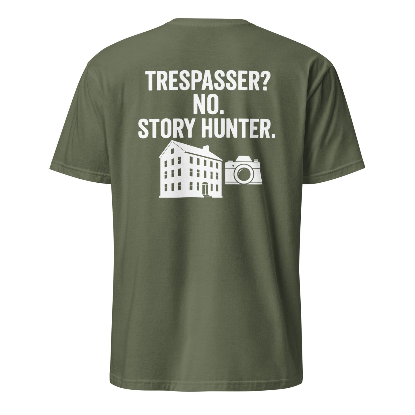 z"Story Hunter" T-Shirt – Voor de Avonturier met een Missie - The Urbex Factory