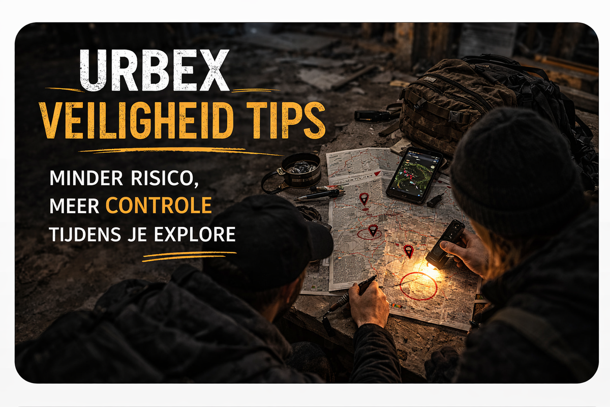 Urbex Veiligheid Tips: minder risico, meer controle tijdens je explore