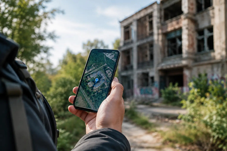 Mag je gps coördinaten delen bij urbex?