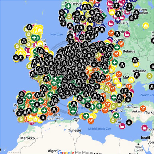Europa Urbex Kaart - 15.000+ Locaties
