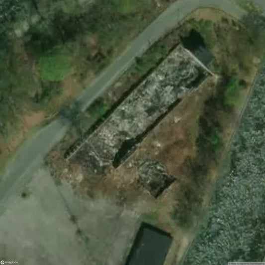 Cool burnt factory ruins