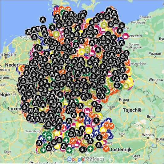 Duitsland Urbex Kaart - 6.000+ Locaties