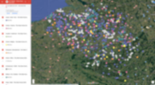 België Urbex Kaart - 1.650+ Locaties