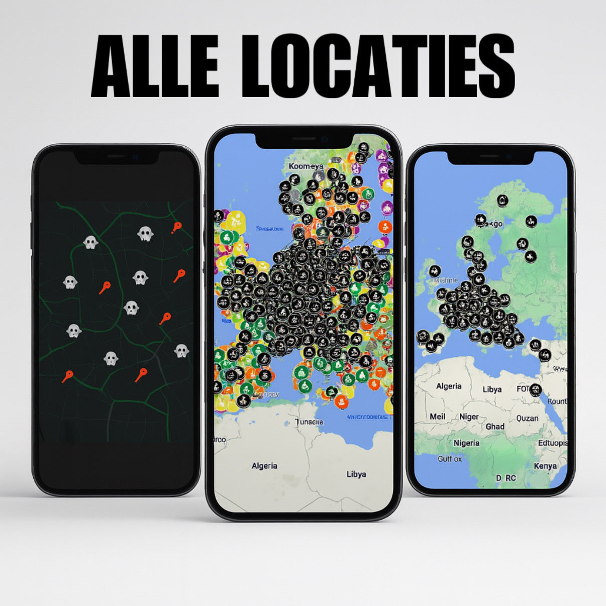 Alle Locaties - 62.000+ Locaties