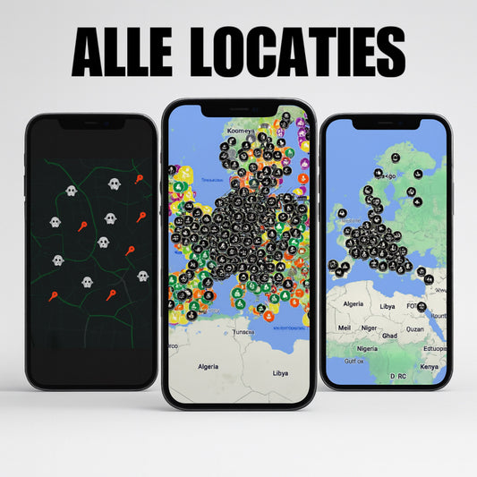 Alle Locaties - 62.000+ Locaties