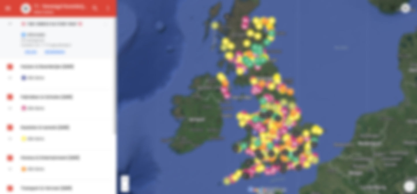 United Kingdom Urbex Map