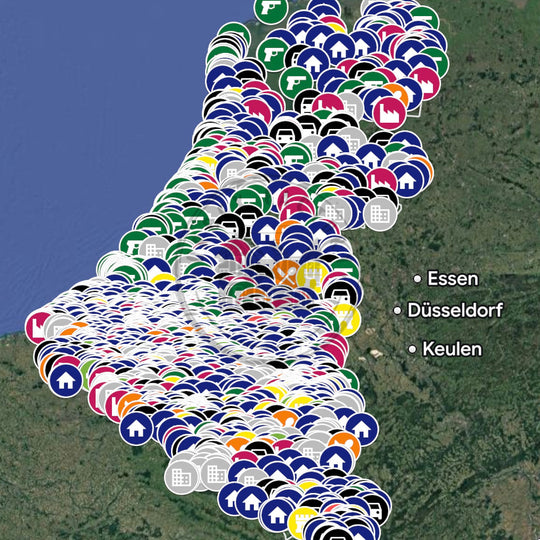 BeNeLux Urbex Kaart - 2.450+ Locaties