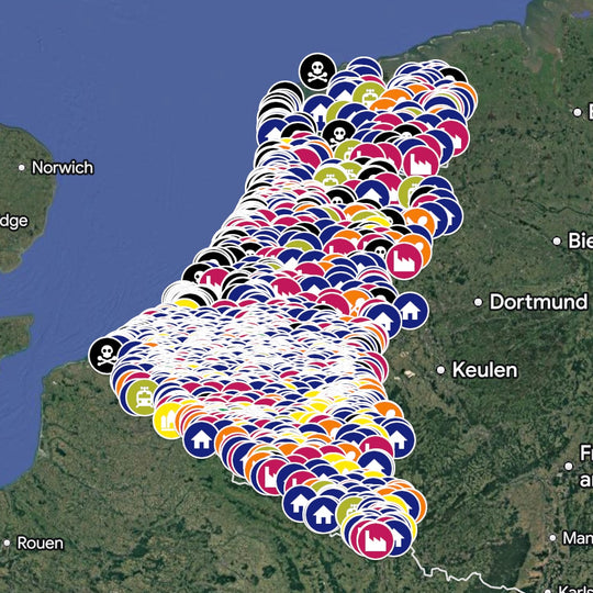 BeNeLux Urbex Kaart - 2.000+ Locaties