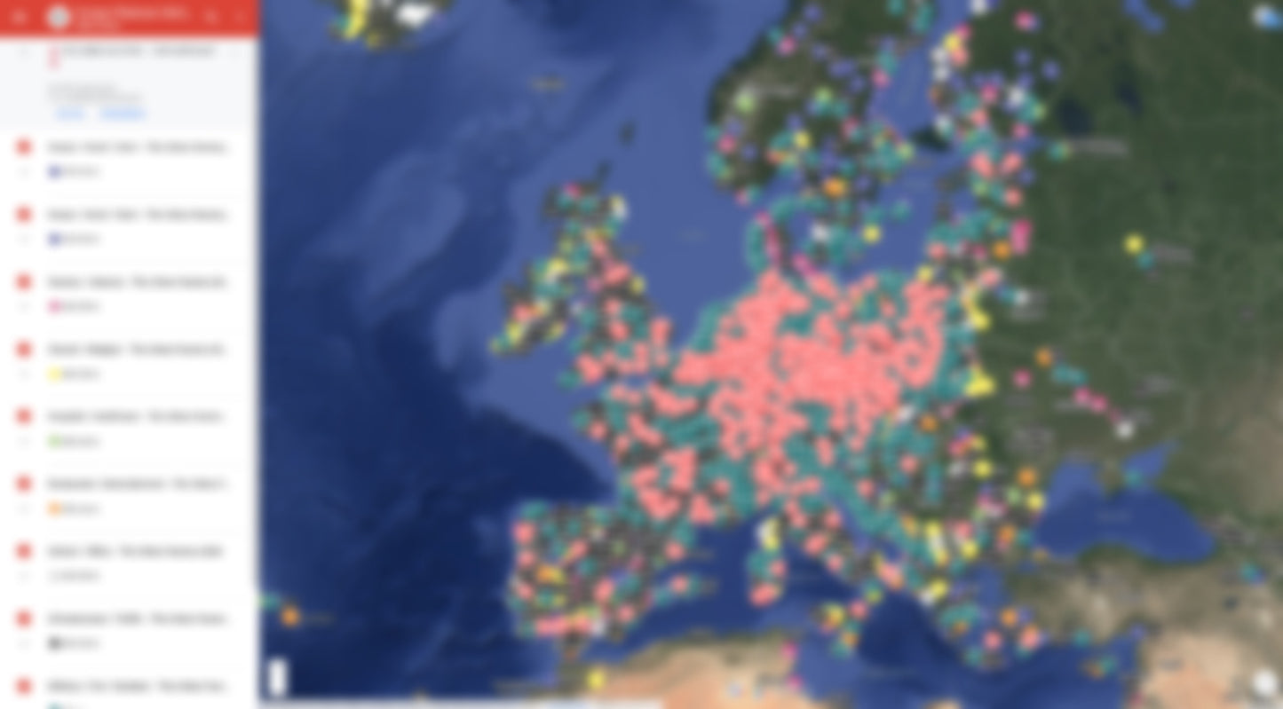 Alle Locaties - 62.000+ Locaties