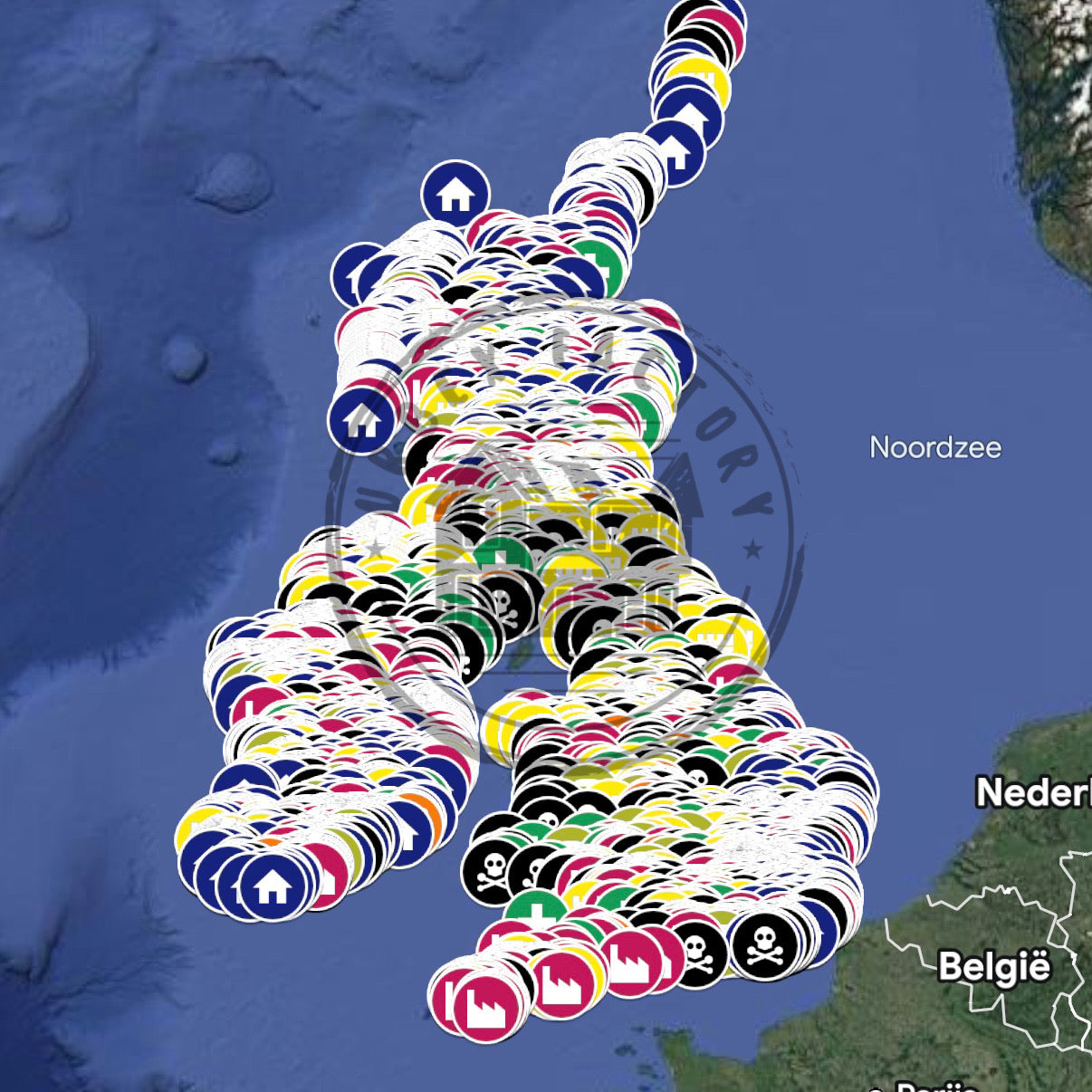 United Kingdom Urbex Map