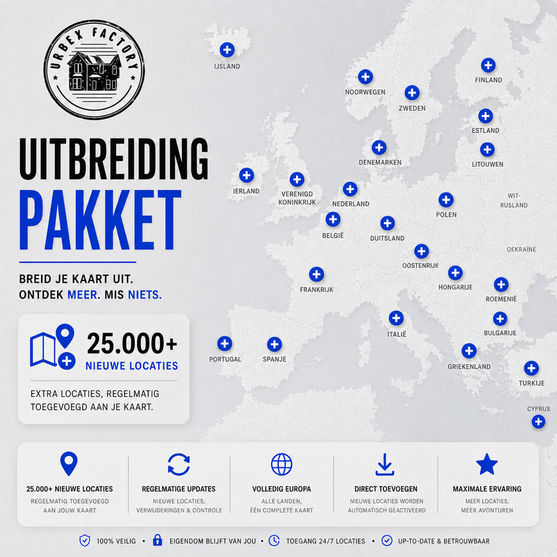 Uitbreidingspakket - Voeg meer locaties toe