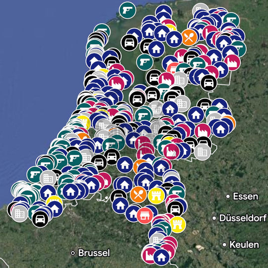 Nederland Urbex Kaart - 750+ Locaties