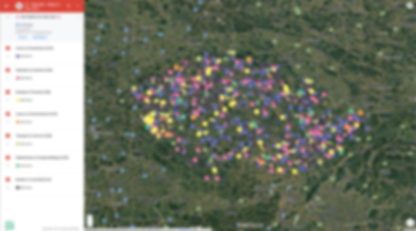 Tsjechië Urbex Kaart - 6.700+ Locaties