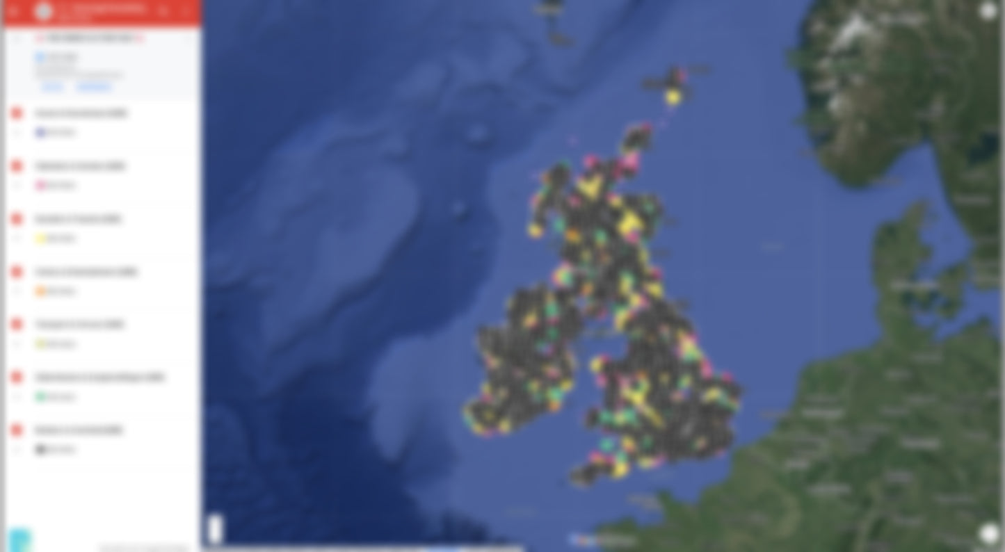 United Kingdom Urbex Map