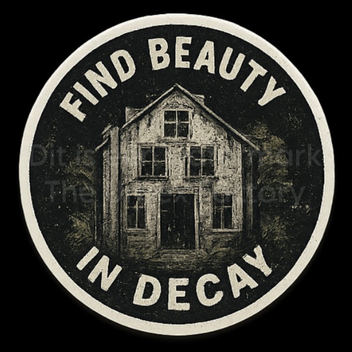 Find Beauty in Decay - Sticker