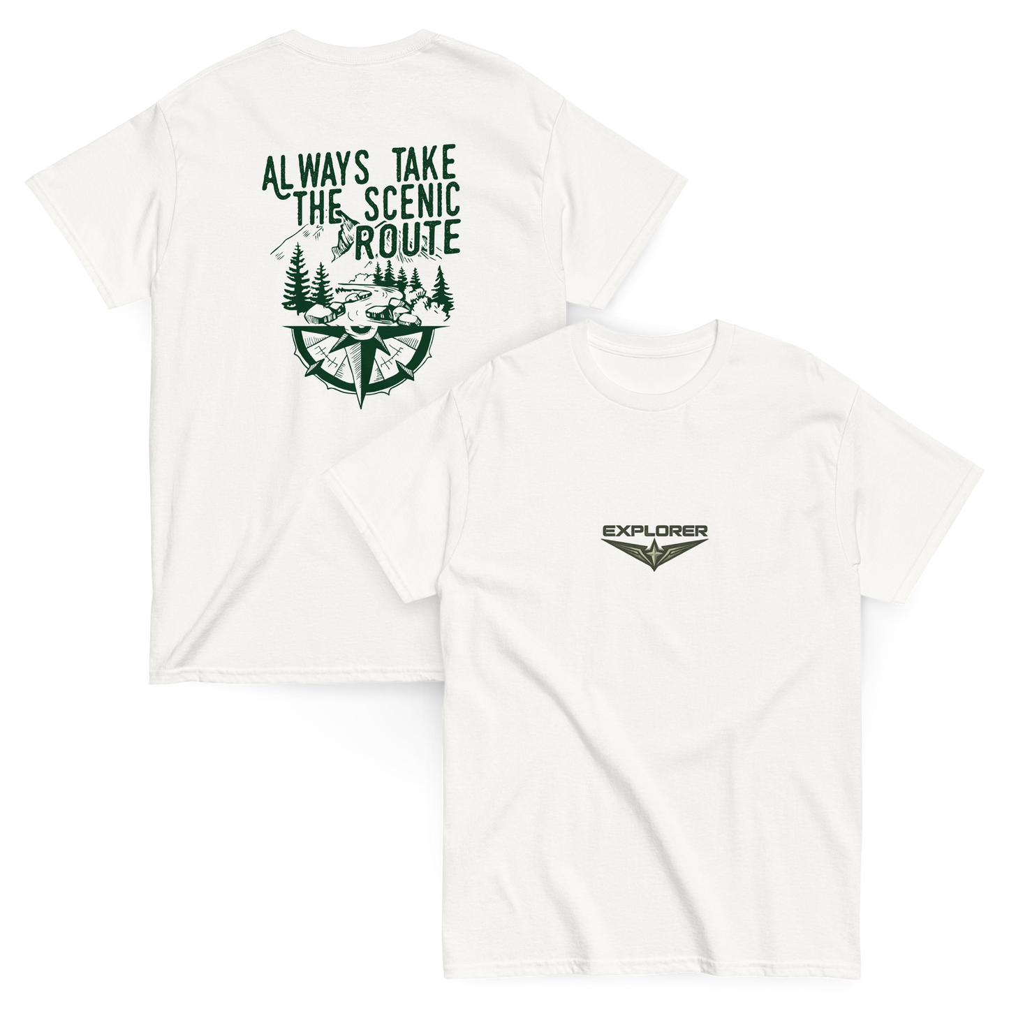 Always Take The Scenic Route T-Shirt – Urbex Explorer Style