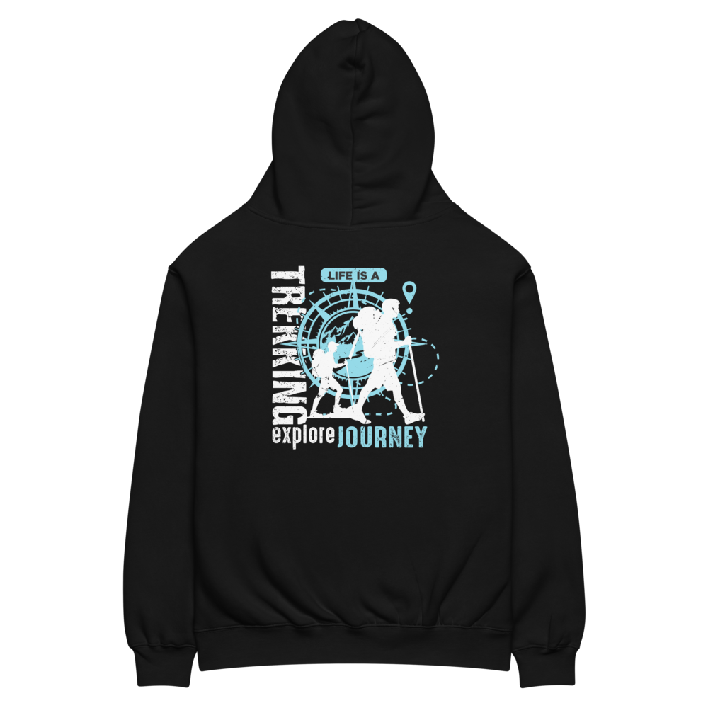 The Journey Is The Reward Hoodie – Urbex Explorer Style - Black