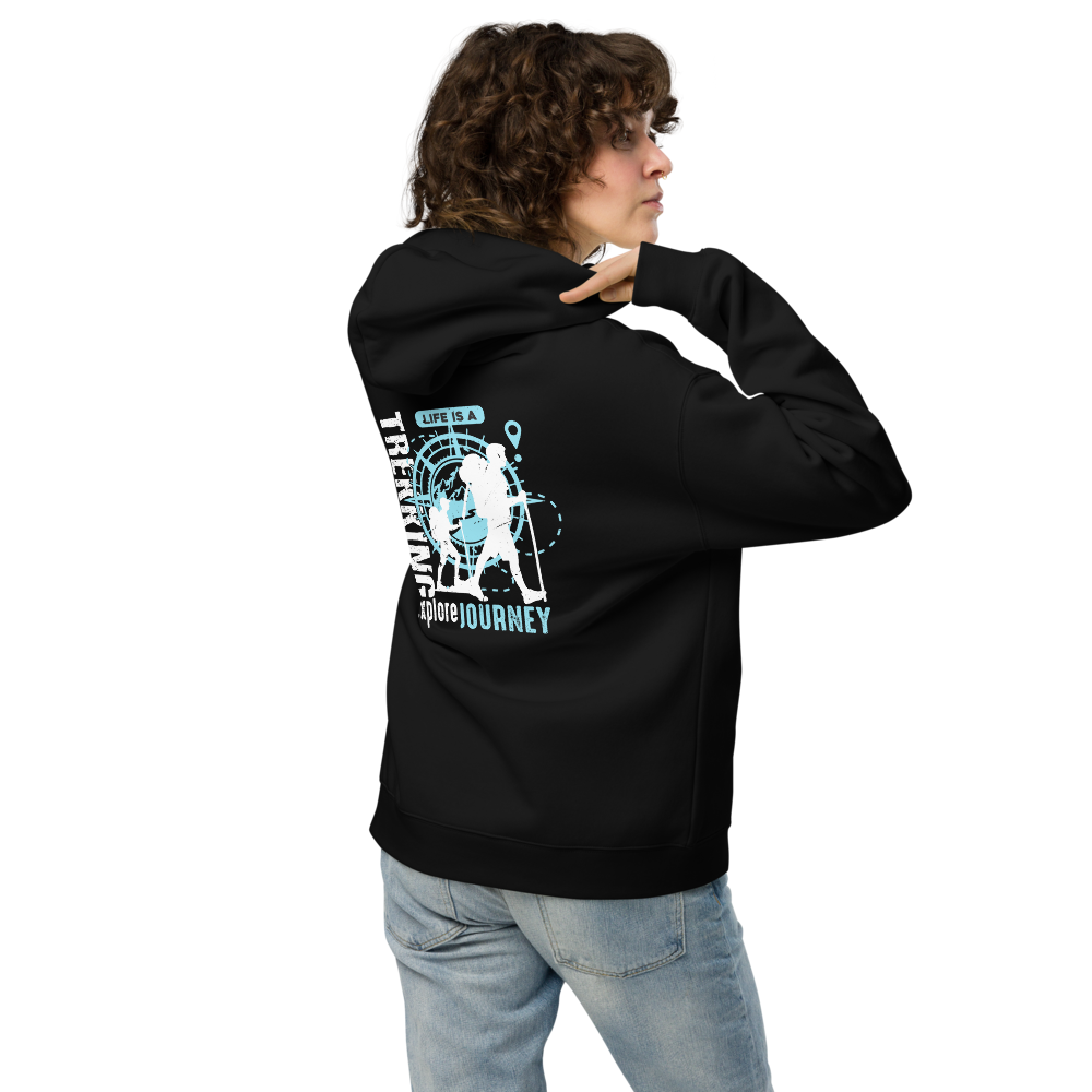 The Journey Is The Reward Hoodie – Urbex Explorer Style - Black