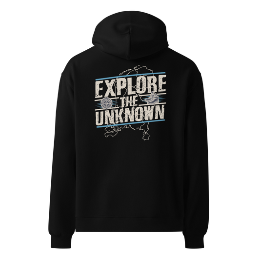 Explore The Unknown Hoodie – Urbex Explorer Style - Black