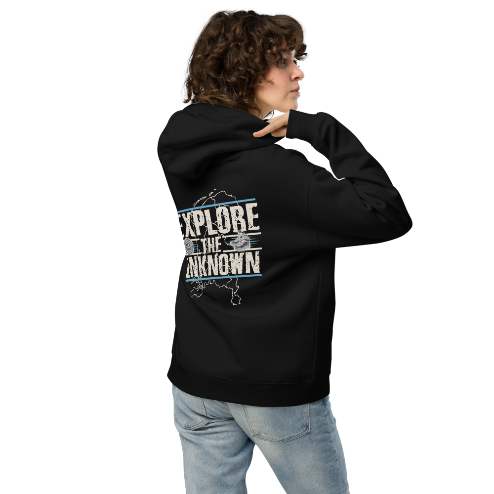 Explore The Unknown Hoodie – Urbex Explorer Style - Black